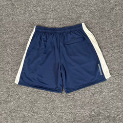 Broken Planet Side Stripe Mesh Basketball Shorts - Navy