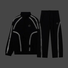 Broken Planet 3M Reflective Tracksuit Set - Black
